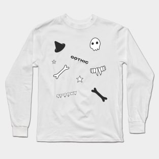 Halloween Pattern Long Sleeve T-Shirt